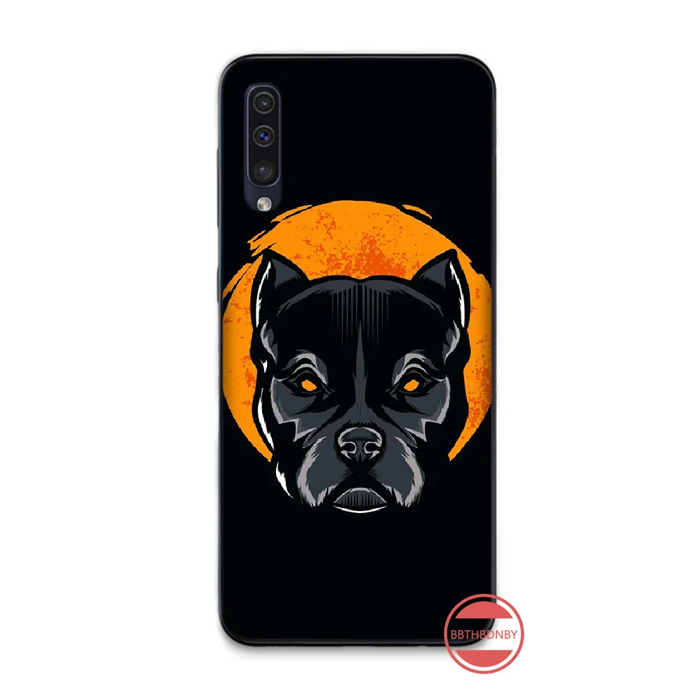 Крутой чехол для телефона с изображением собаки питбуля щенка животного Samsung Galaxy