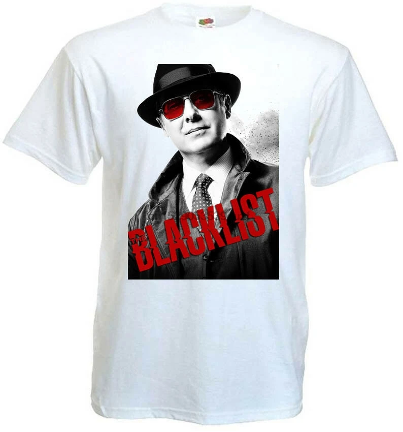 Черный список ТВ сериала V1 футболка белый постер фильмов все размеры S...5Xl |
