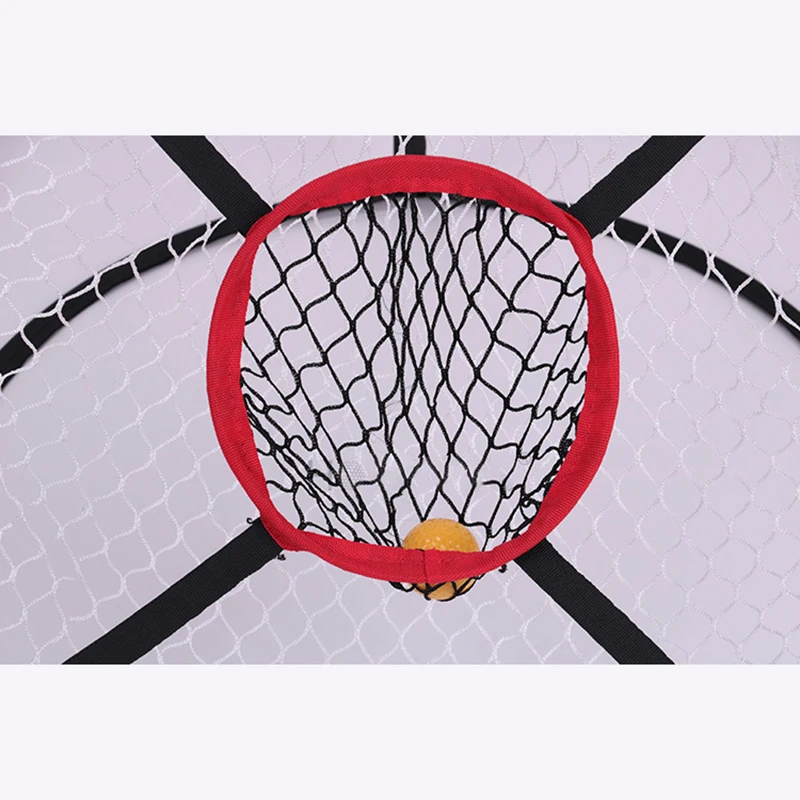

Portable Practice Golf UP Indoor Outdoor Chipping Net Training Aid Bag Net Outdoor Indoor Golf Training Aids Metal + Net