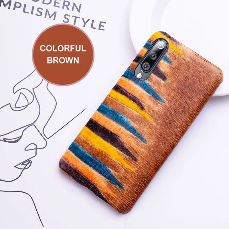 Чехол для телефона для Xiaomi mi 8 9 9 se 9T A1 A2 lite A3 Max 2 3 Poco F1 окрашенные из воловьей кожи для Red mi Note 4 4X5 6 6a 7 7a 8 Pro Чехол - Цвет: Brown
