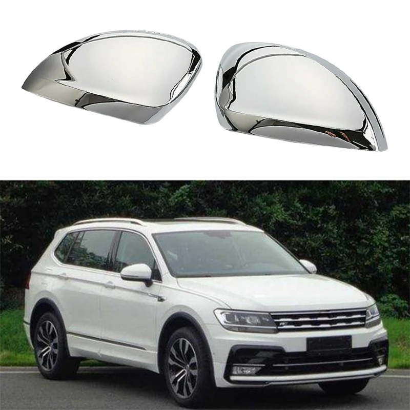 ABS хром для Tiguan MK2 2016-2018 зеркало заднего вида накладка на наклейка | Автомобили и