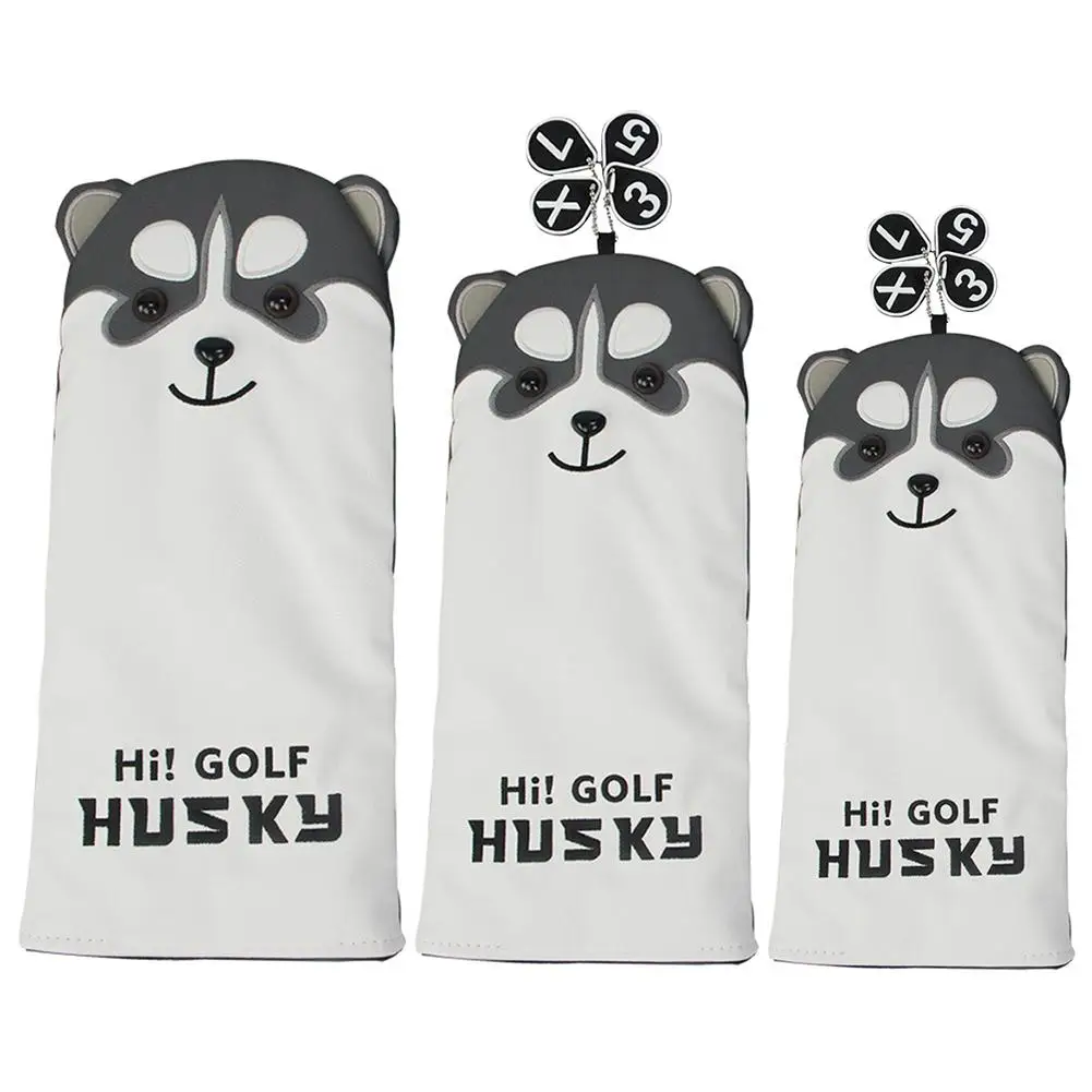Головной убор для гольф клуба умилительный хаски крышка головы водителя гольфа