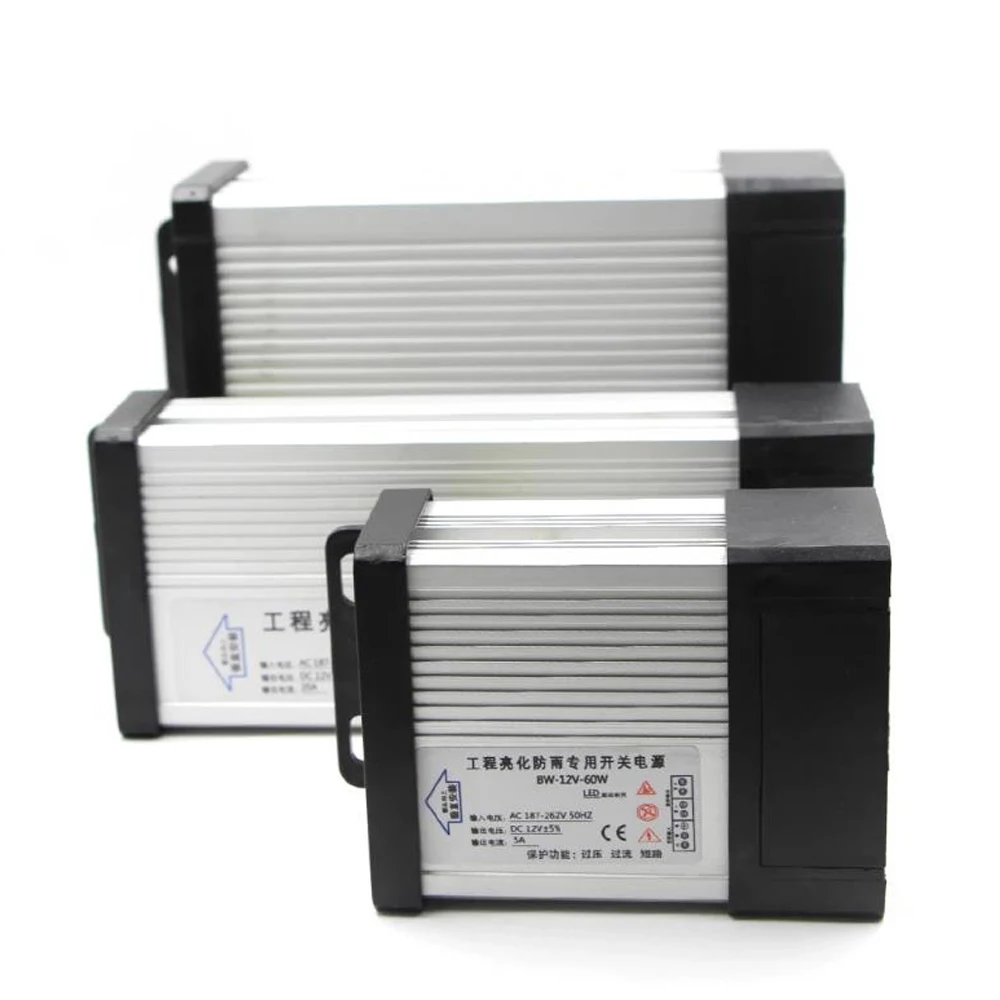 Настенное крепление СВЕТОДИОДНЫЙ Питание AC190 240V постоянного тока 5 В 12 24 100W 200W 250W