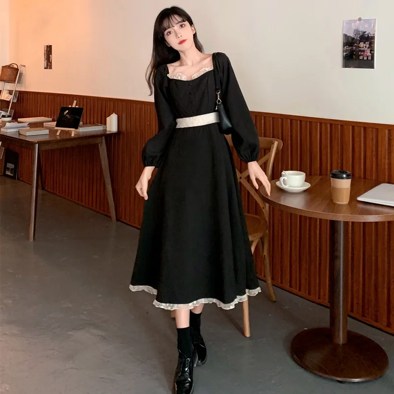 Женская одежда большого размера темпераментное платье в стиле сказочного двора