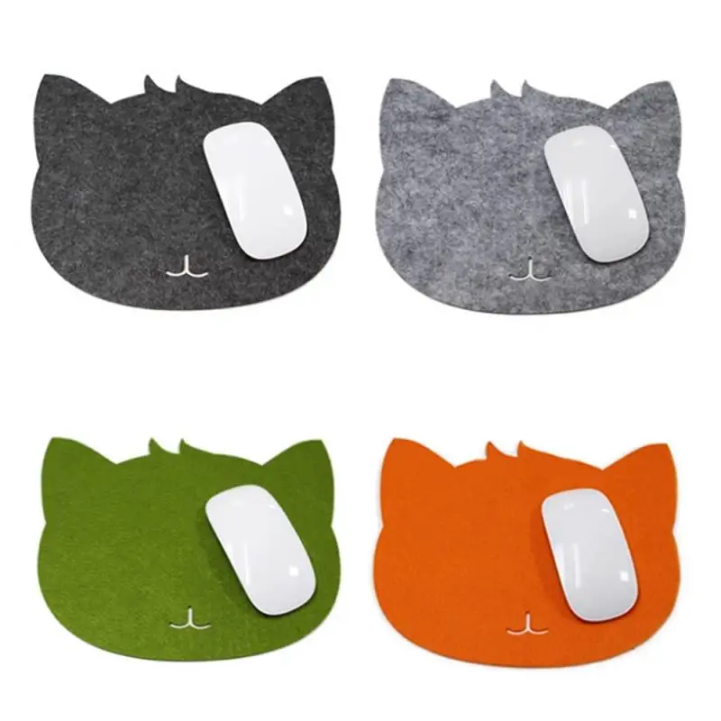 1PC Mouse Pad Cat Shape Anti-Slip Anti-shock Gaming Mat for Computer Laptop Mousemat Tools Accessories Dropshipping | Дом и сад