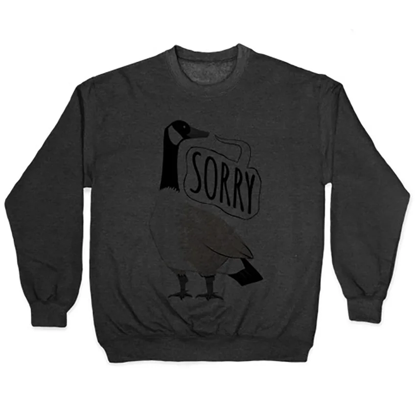 Футболка с изображением канадской гусины извините канадский юмор Квик хонк