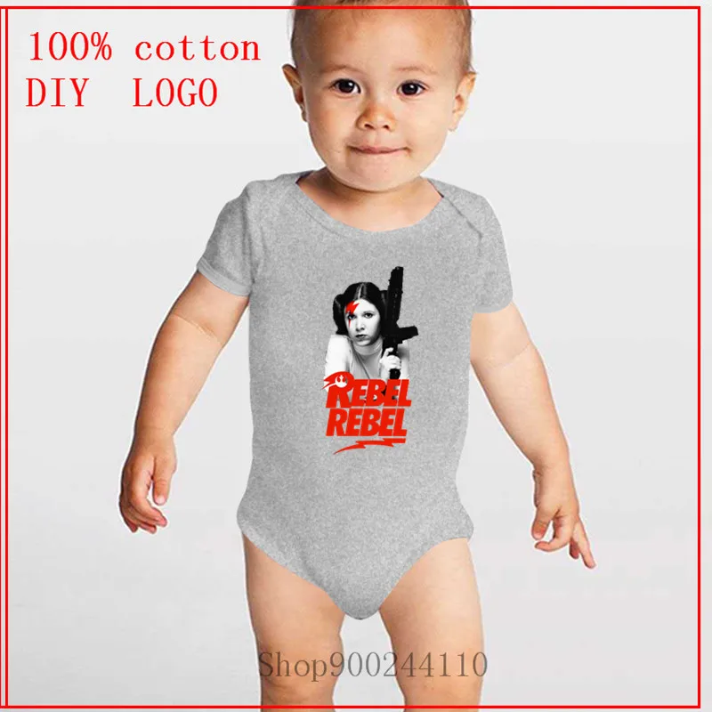 Дизайн Новорожденный принцесса Лея Rebel летний детский комбинезон для мальчиков и