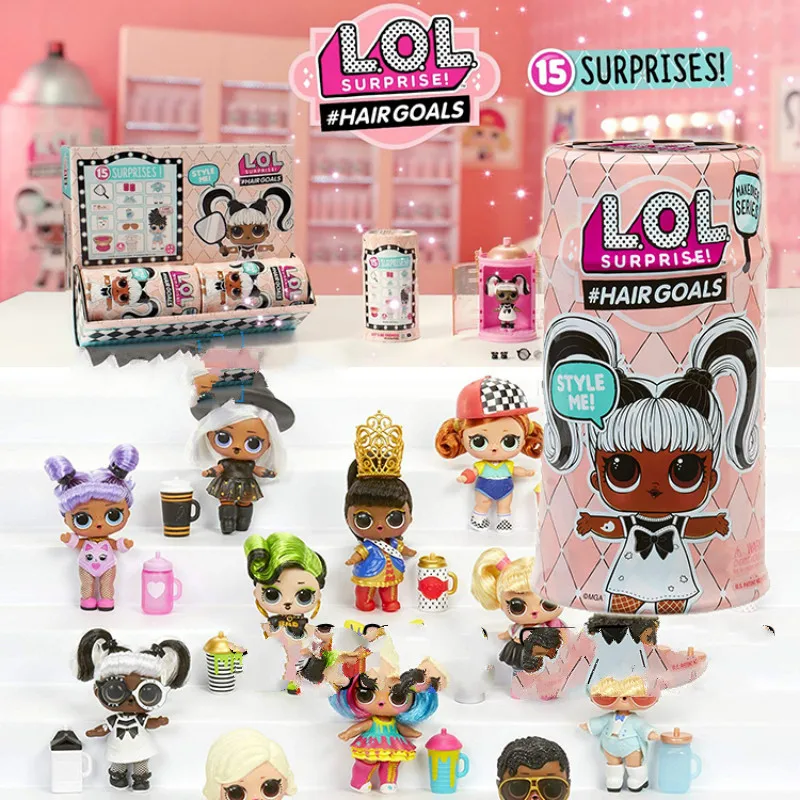 

Original MGA LOL Surprise Doll Hair Goals Surprise Demolition Ball 5th Generation Hair Doll Sister Model Girl Toys for Girls