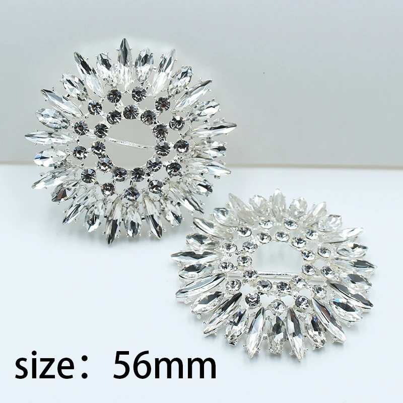 

Новинка 56 мм 2 шт. металлическая пряжка для обуви из сплава ленточная Пряжка сделай сам для свадебного платья алмазные стразы декоративные а...