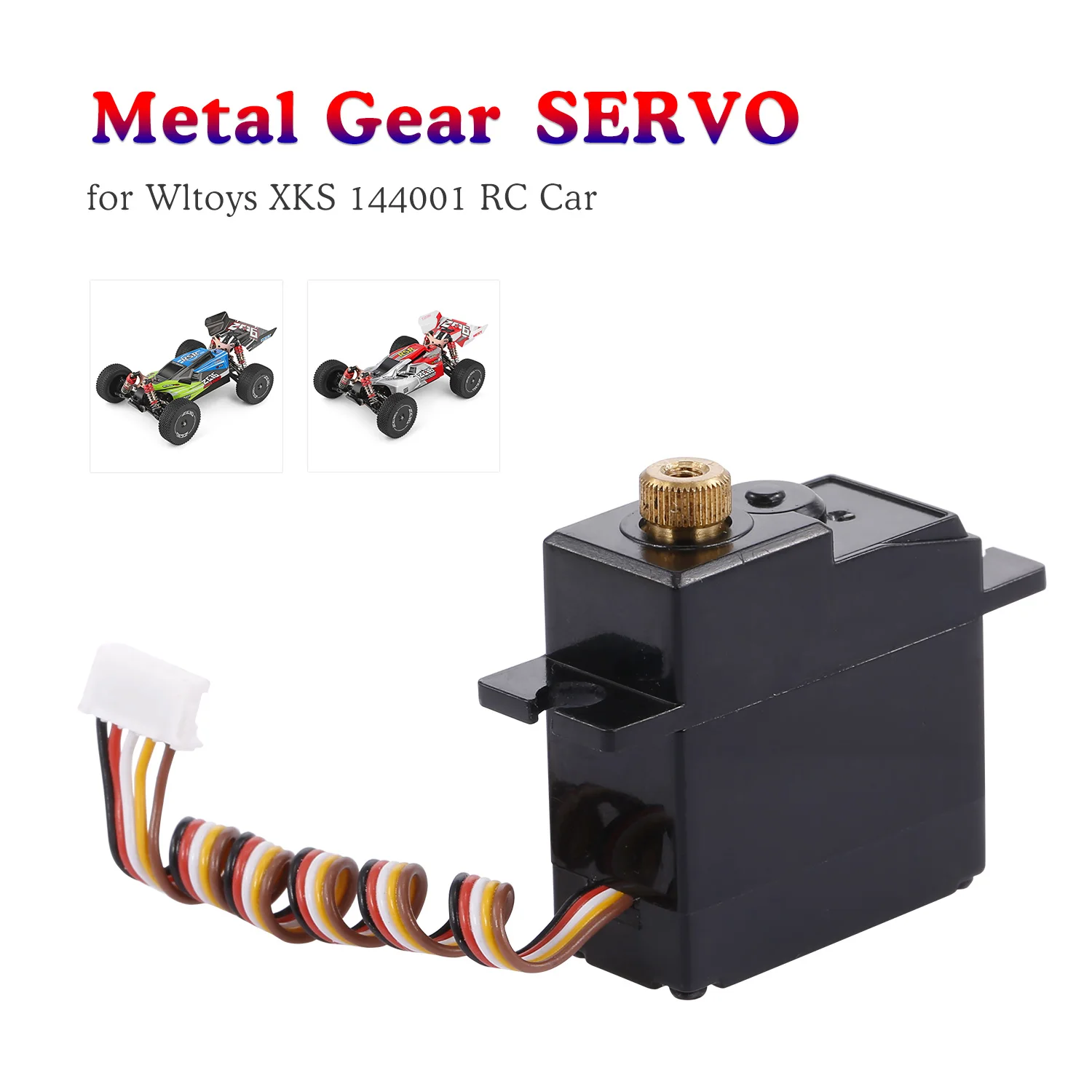 Металлический сервопривод для WLtoys XKS 144001 RC багги гоночный автомобиль | Игрушки и