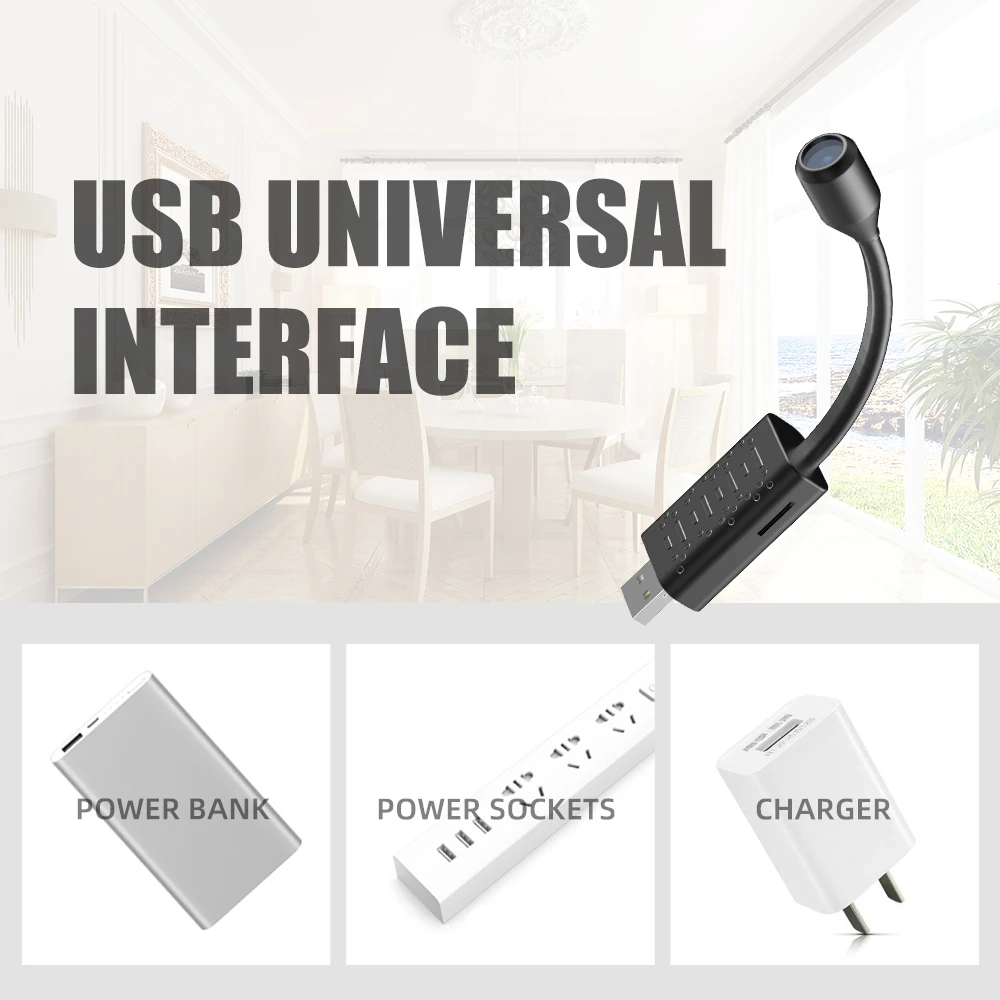 Мини-камера видеонаблюдения с Wi-Fi IP USB Full HD 1080P | Безопасность и защита