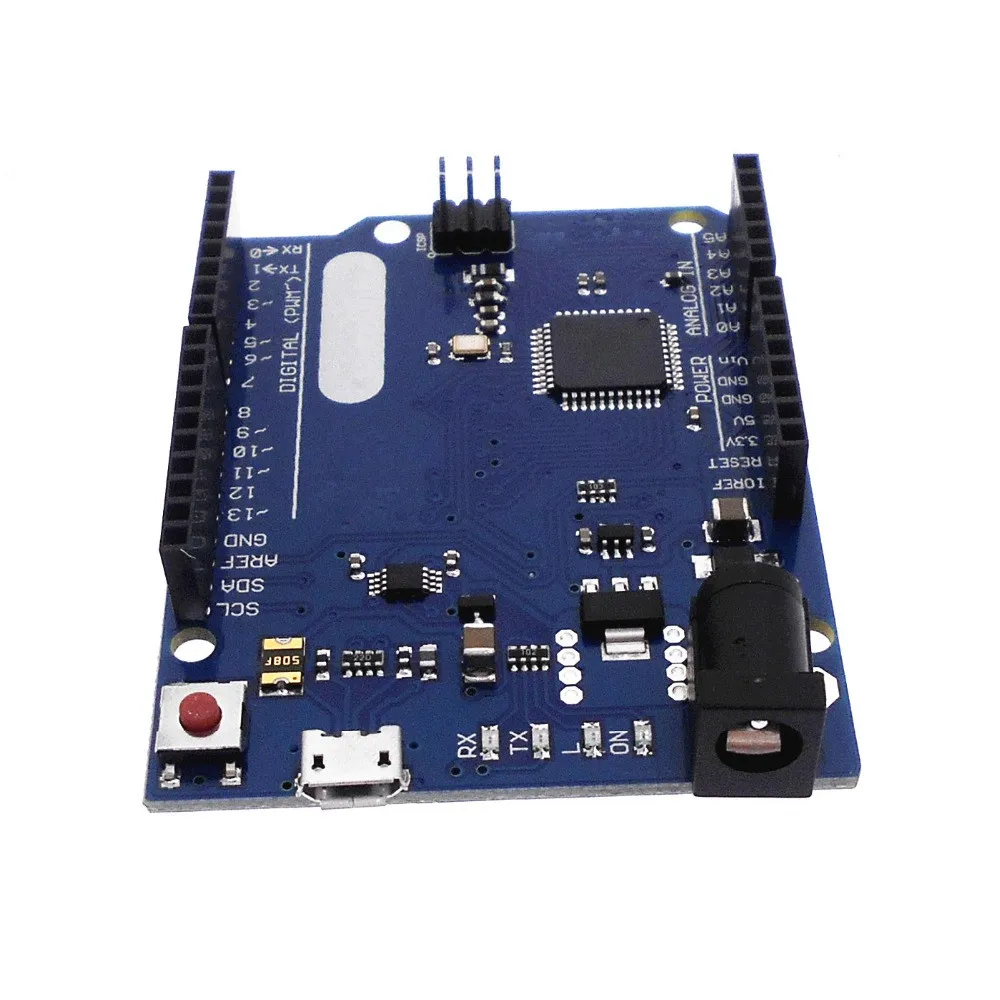 Макетная плата с USB кабелем для Leonardo R3 Microcontroller Atmega32u4|Детали и аксессуары