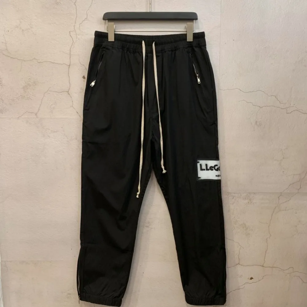 19ss Owen Seak мужские повседневные шаровары Готическая мужская одежда спортивные брюки осенние женские длинные свободные черные брюки XL