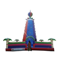 outdoor inflatable climbing wall in climbing walls with commercial inflatable bouncer for the park