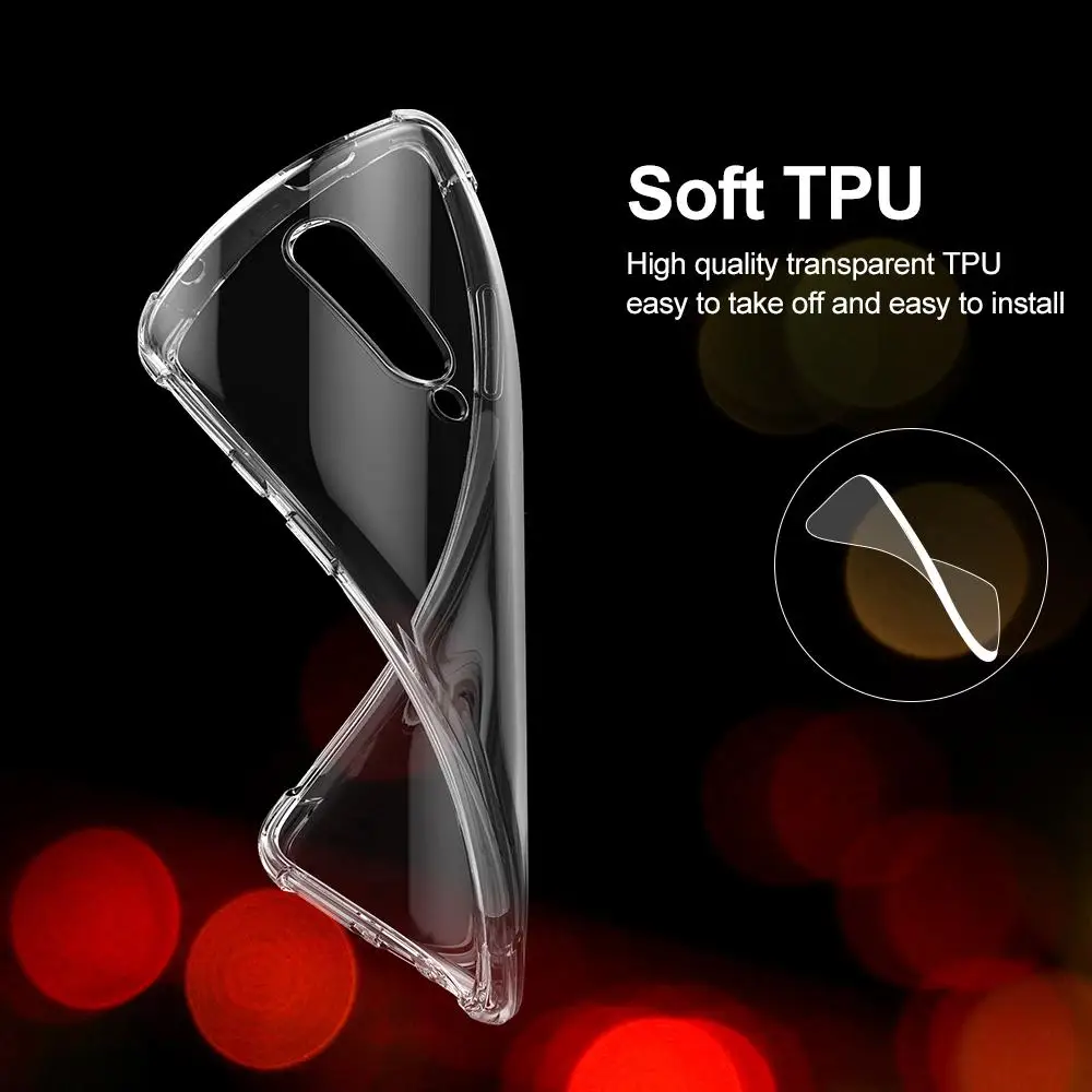 

Luxury Shockproof Airbag Air Cushion Clear Soft TPU Bumper Protection Case For OnePlus 7 PRO 7T PRO 8T Plus 9 PRO 5G Cover