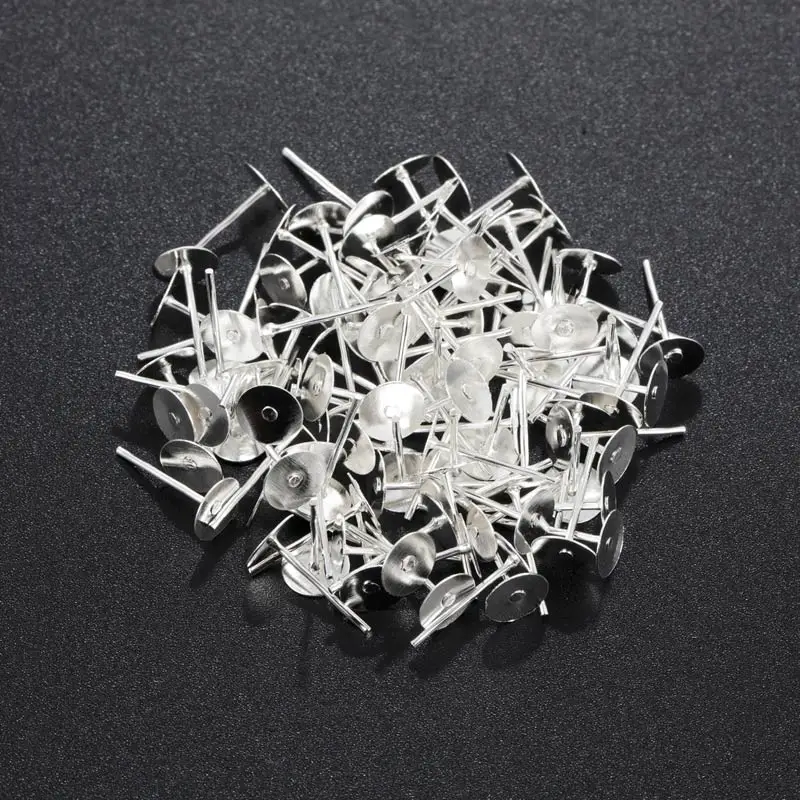 100 шт./лот сделай сам аксессуары из сплава для ювелирных изделий диаметр 4/5/6/8/10 мм