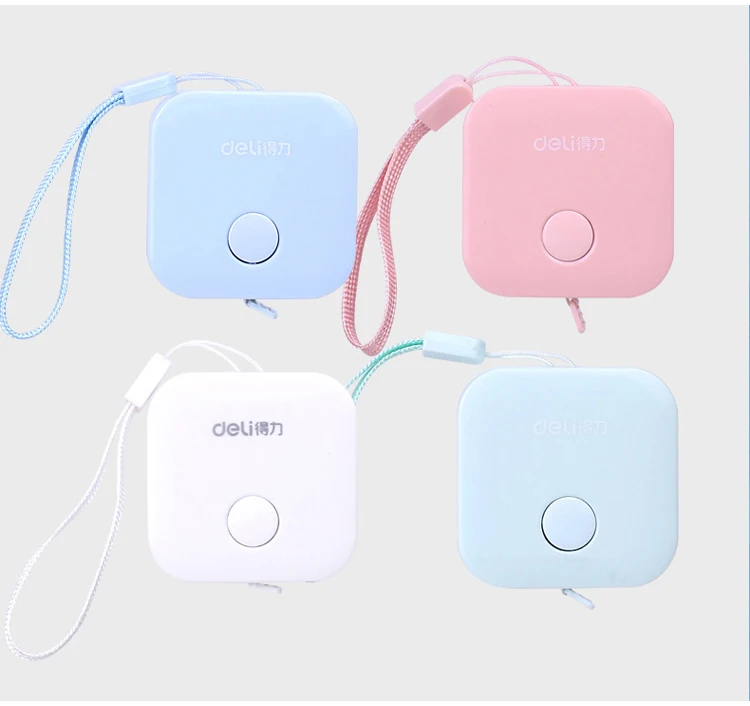 Lovely Candy Color Ruler Cute Macaron Tape Measure Box Portable Fashion Design School Office Rulers Stationery Supplies