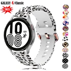 Ремешок 2220 мм для Samsung Galaxy Watch 4 Classic 42 мм 46 ммGearS3Active 2 4044 мм, браслет с принтом для Huawei GT 2-2e-pro