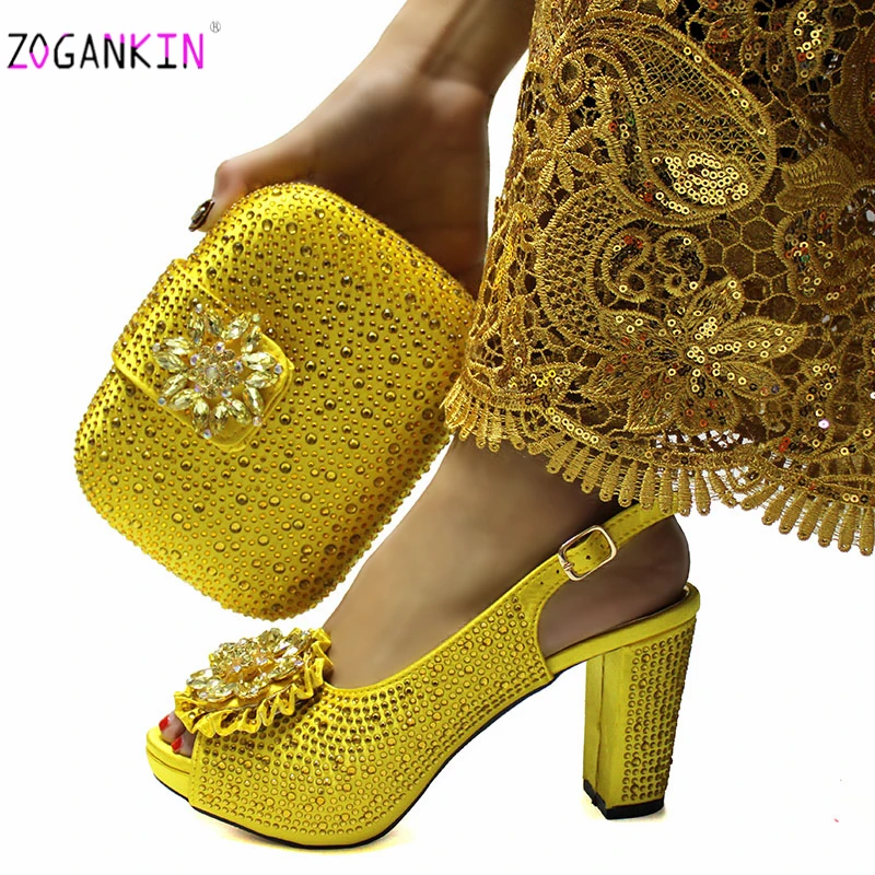 2020 специальный дизайн высокое качество итальянская женская модель желтого цвета