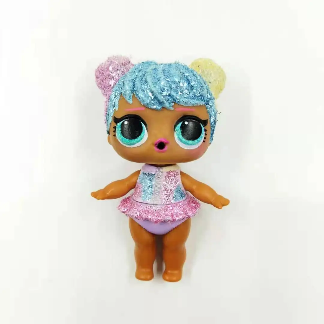 

1pcs LOLs Surprise Dolls 8cm Big Sister Baby Original Suprise Glitter Dolls Bonbon with Clothes Limited Collection Kids Gift