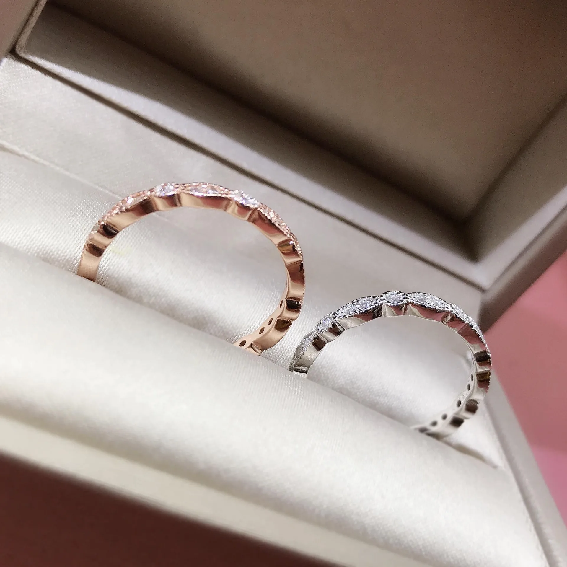 

Simple Sterling Silver 925 Engagement Ring, Exquisite Jewelry Ring Selling