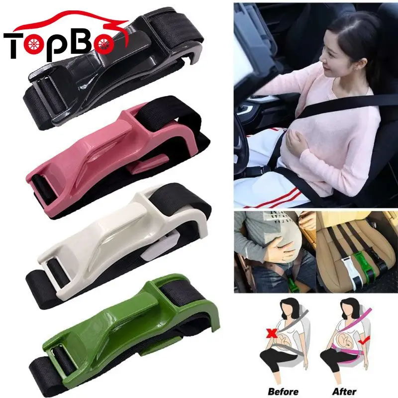 

Pregnant Woman Driving Car Seat Belt Adjuster Comfort and Safety For Maternity Moms Belly Pregnant Car Seat Belt Accessories