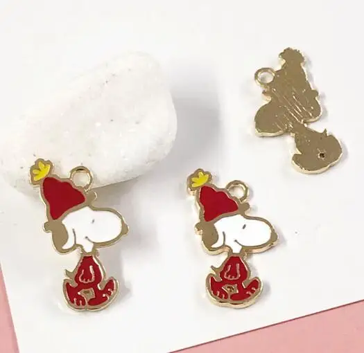 Новинка 10 шт. мультяшная Рождественская Красная рождественская шляпа аниме