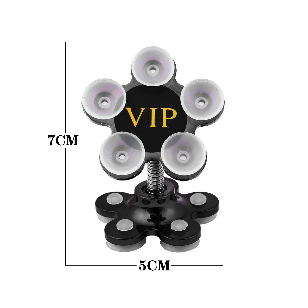 Универсальный автомобильный держатель на присоске вращающийся 360 градусов