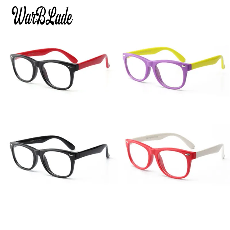 WarBLade силиконовая Гибкая оправа для детских очков небьющаяся безопасная при