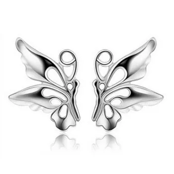 

Simple Small Butterfly Earring Female Korean Cute Mini Combination Butterfly Earring Factory Ear Jewelry Wholesale BBHDED