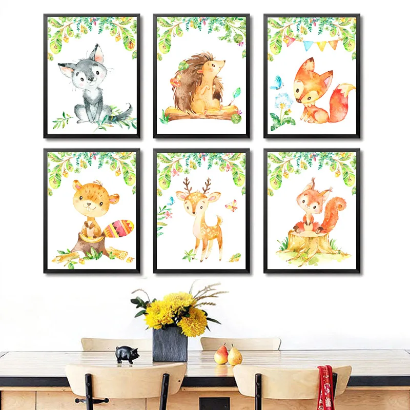 

5D DIY Name Custom Baby Canvas Diamond Painting Nursery Girls Flower Cartoon Animal Diamond Embroidery Wall Pictures Room Decor