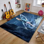 Детский ковер серии Disney Холодное сердце серии Aisha, нескользящий коврик для ванной комнаты, домашний ковер для спальни, Декоративный Напольный Коврик