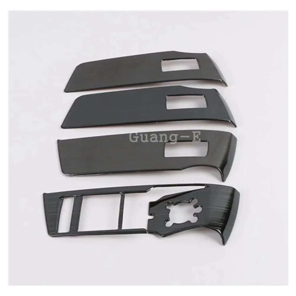 

For AUDI Q3 (F3)2018 2019 2020 Car Door Window Glass Switch Button Panel Lift Armrest Handrail Trim Frame 4pcs