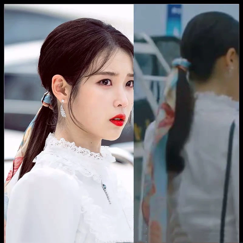 DEL LUNA, отель, корейская модная шпилька для волос, IU Lee Ji Eun такая же лента для волос, Корейская простая Мода, милый орнамент для волос, головной убор