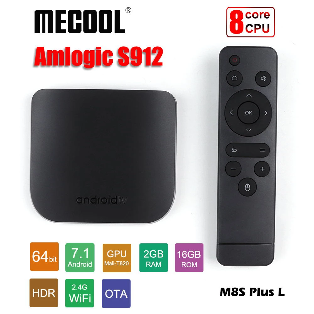 Amlogic S912 Восьмиядерный 2 Гб 16 Смарт Android TV Box 4G WiFi Miracast HDR полный андроид ТВ приемник