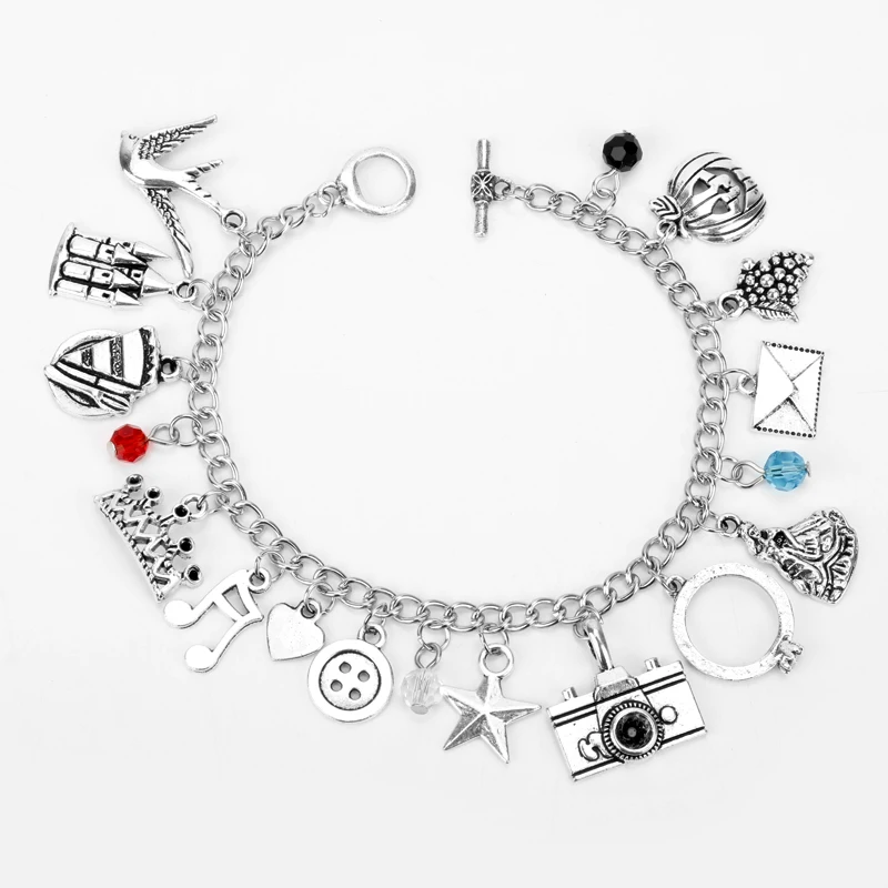 

Hot TV Once Upon A Time Bracelet for Women Pendant Jewellery Alloy Bracelets for Girls