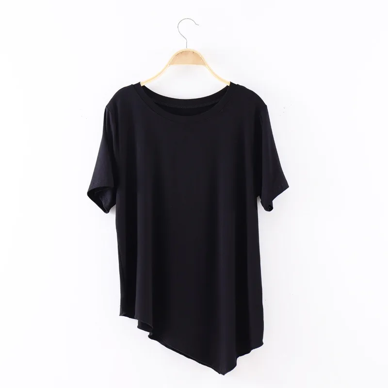 Модальная женская Танцевальная блузка с коротким рукавом Современный топ для