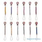 Цепочка-зажим для соски-пустышки для новорожденных, без бисфенола