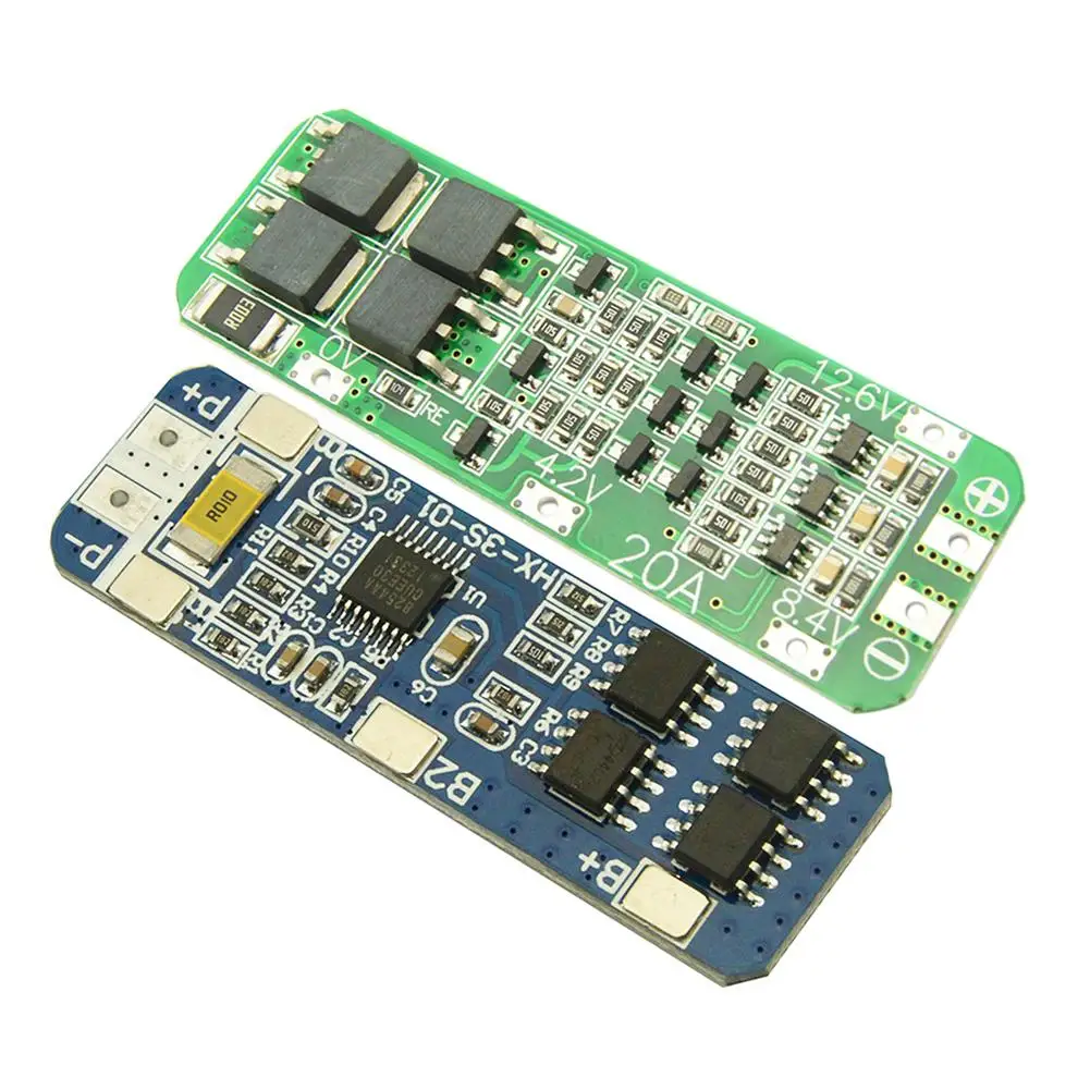 

3S 20A 10A 12,6 V модуль балансировки для зарядки BMS 3S 18650 плата защиты литиевого аккумулятора