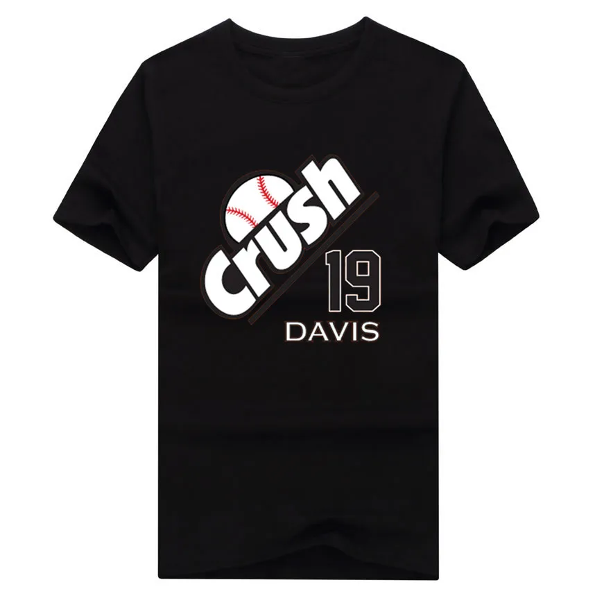 

Fashion Chris Davis "CRUSH" T-shirt Tee 100% Cotton o neck T shirt W1120133