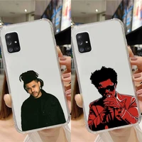 rapper the weeknd xo phone case transparent for samsung galaxy a s note 9 11 10 51 50 71 70 80 20 21 30s ultra plus