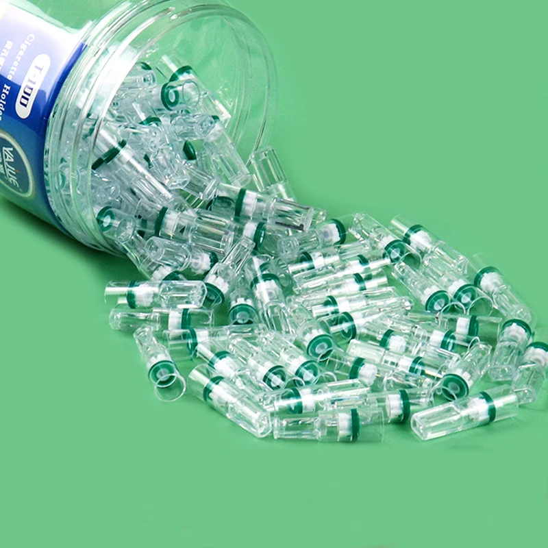 

Cigarette holder filter disposable cigarette filter triple filter male female dual-purpose filter cigarette holder one-sided