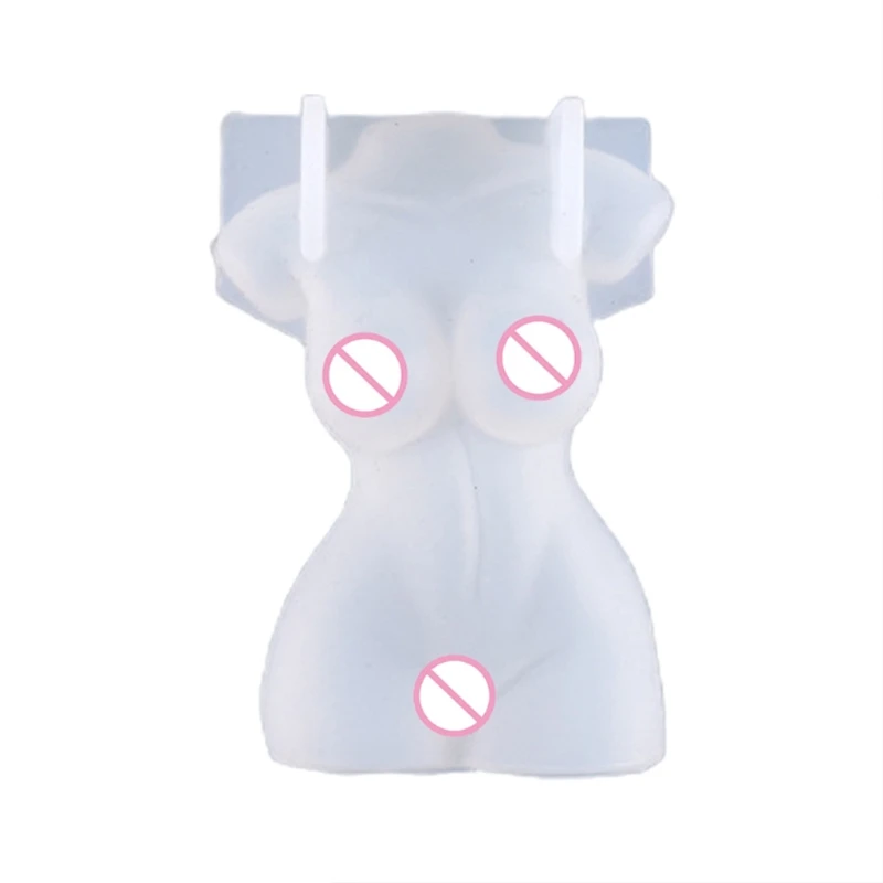 

5 Pcs 3D Art Body Candle Crystal Epoxy Resin Mold Human Aromatherapy Plaster Wax Silicone Mould DIY Crafts Decorations