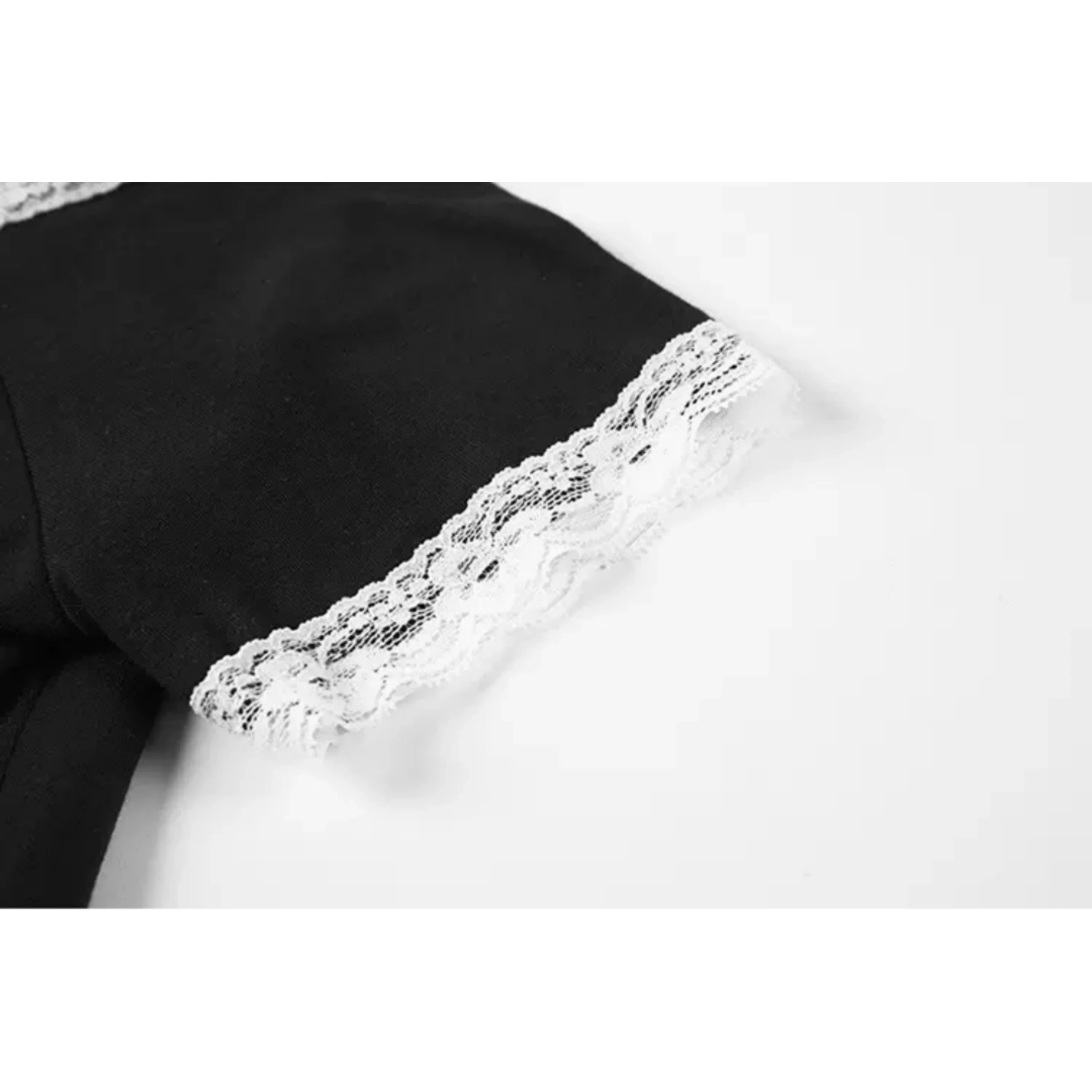 Women Short Sleeve T-Shirts Lace-up Patchwork Trendy Sweet Lovely Crop Top Sexy Females Leisure Chic Teens Basic Clothing Summer