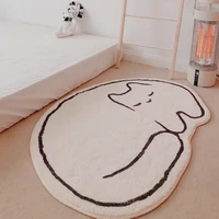 cute cat%e2%80%99s carpet in the bedroom furry mat irregular%ef%bc%8cbedroom rug carpet for nursery mat for children cute room decor