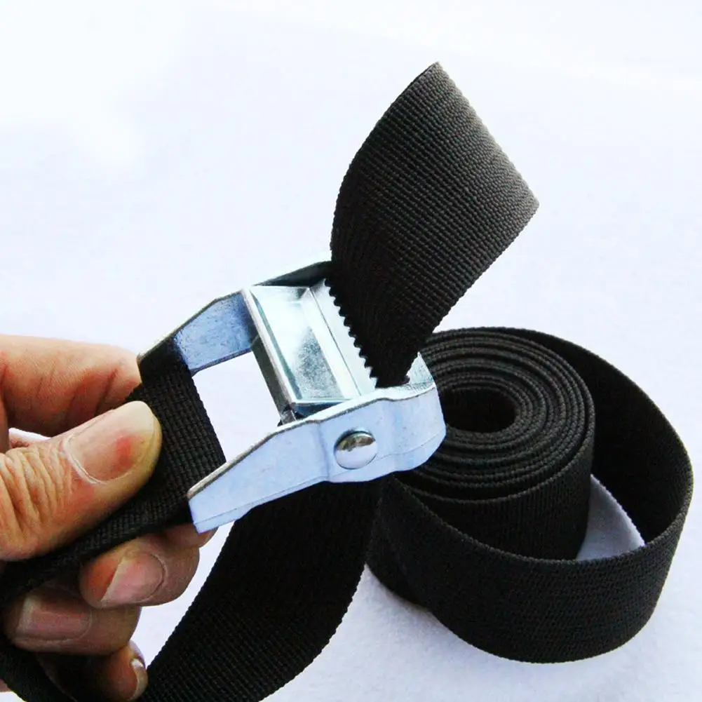 

1-4 M Width Nylon Pack Cam Tie Down Strap Lash Luggage Bag Belt Metal Buckle 25mm Move House Outdoor Product 1pcs