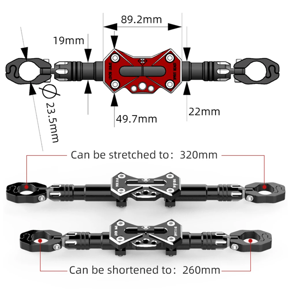 Универсальный кронштейн для балансировки мотоцикла Spirit Beast алюминиевый руль