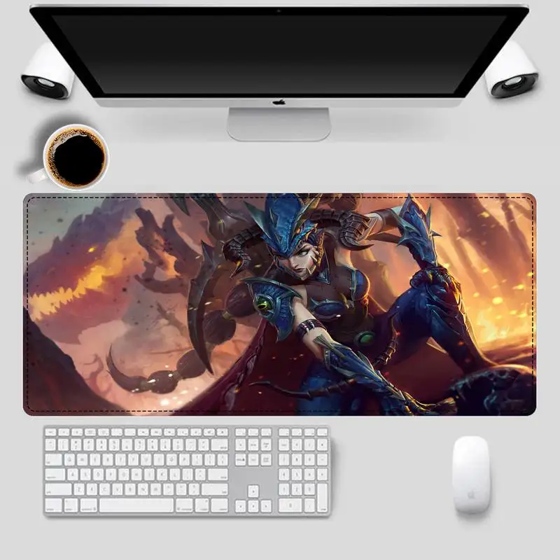 Прочный игровой коврик для мыши League of Legends ноутбука Настольный большого игрового