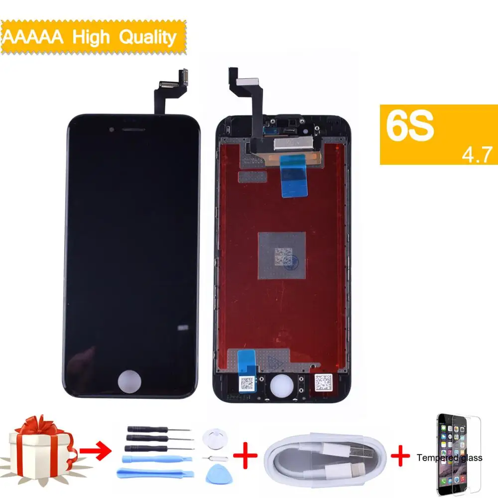 Для Apple iPhone 6S Полный ЖК-дисплей с сенсорным экраном дигитайзер панель Pantalla