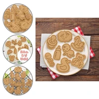 special biscuit molds baby theme non stick bread baking cookie molds baking mould stencils cookie cutters 8pcsset